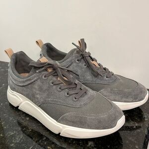 Massimo Dutti Men’s Leather Tan Sneakers-Size 40